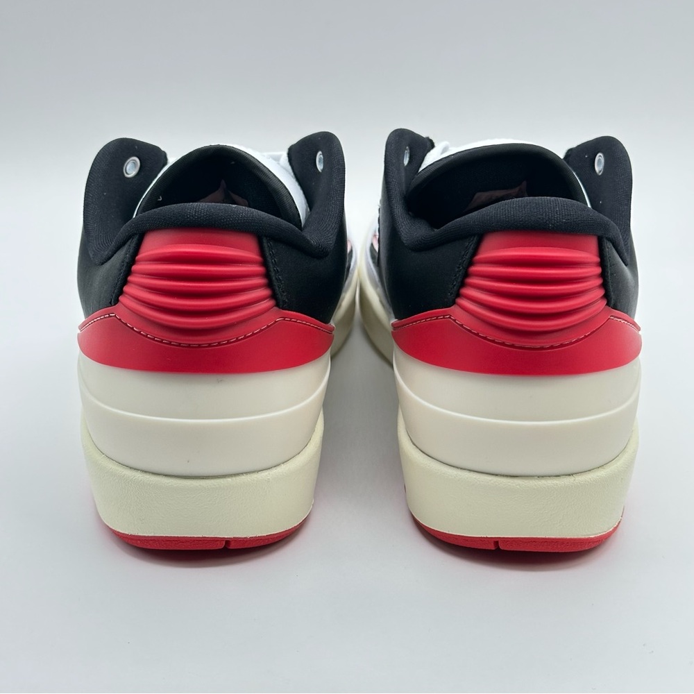 Women’s Jordan 2 Retro Low Chicago Twist Red/ Black Satin FD4849-106 New Sz 8.5 - Picture 5 of 12